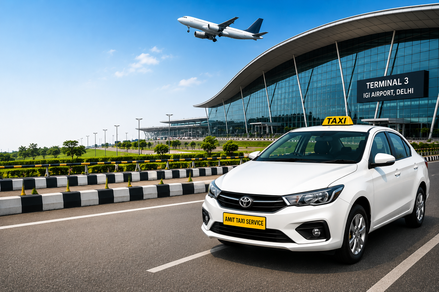 book reliable delhi airport taxi service