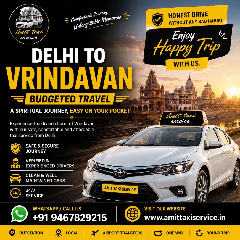 delhi to vrindavan travel