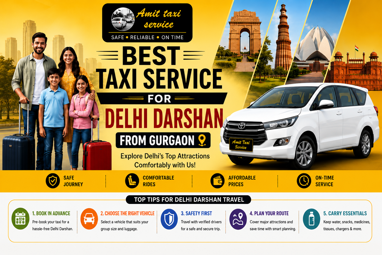 Taxi Service for Delhi Darshan from Gurgaon taxi service for delhi darshan from gurgaon (2)